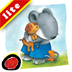Miko Wants a Dog: An interactive kids bedtime story book about a mouse wanting a pet to play with and how he gets one by helping his neighbor, by Brigitte Weninger illustrated by Stephanie Roehe (iPad “Lite” version; by Auryn Apps)